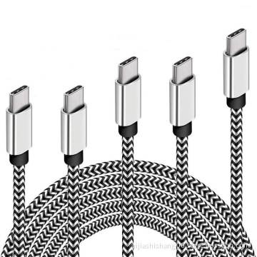 High Quality 3ft 6ft 10ft Nylon Braided Usb Charging Cable 10ft long android charger cable fast charge usb to
